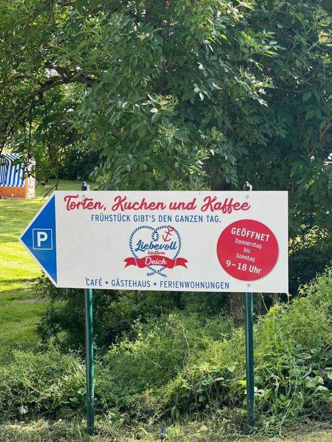 Liebevoll Hinterm Deich - Ferienwohnungen Lehe  Exteriör bild